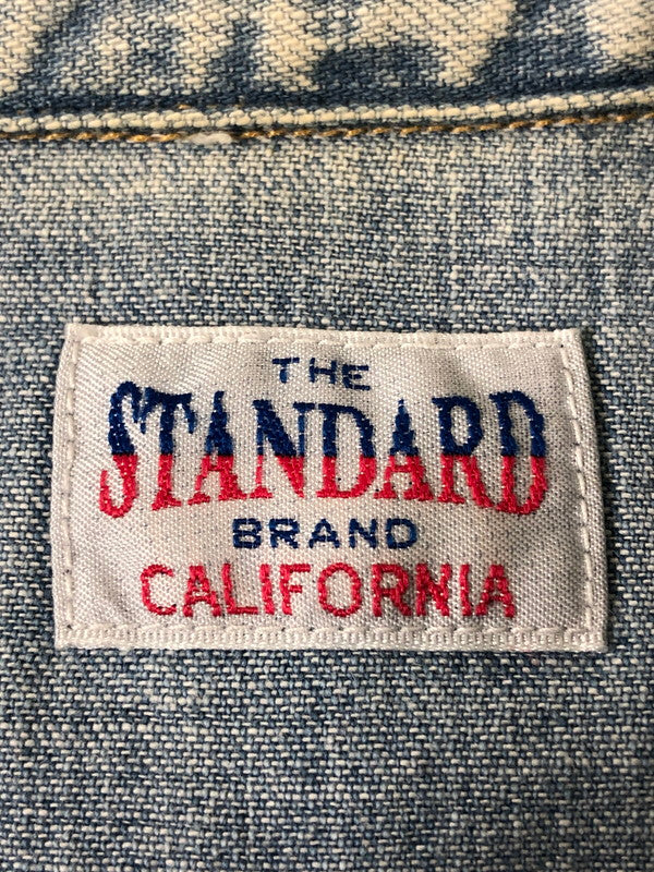 【中古品】【メンズ】 STANDARD CALIFORNIA スタンダードカリフォルニア DENIM WESTERN SHIRT デニムウェスタンシャツ ロングスリーブ 140-260520-AS-12-min サイズ：M カラー：ライトインディゴ 万代Net店