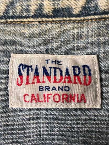 【中古品】【メンズ】 STANDARD CALIFORNIA スタンダードカリフォルニア DENIM WESTERN SHIRT デニムウェスタンシャツ ロングスリーブ 140-260520-AS-12-min サイズ：M カラー：ライトインディゴ 万代Net店
