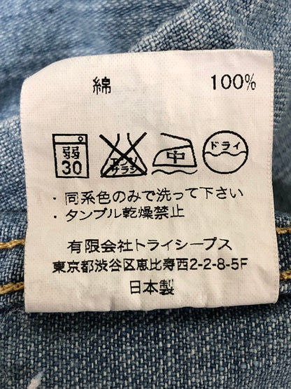 【中古品】【メンズ】 STANDARD CALIFORNIA スタンダードカリフォルニア DENIM WESTERN SHIRT デニムウェスタンシャツ ロングスリーブ 140-260520-AS-12-min サイズ：M カラー：ライトインディゴ 万代Net店