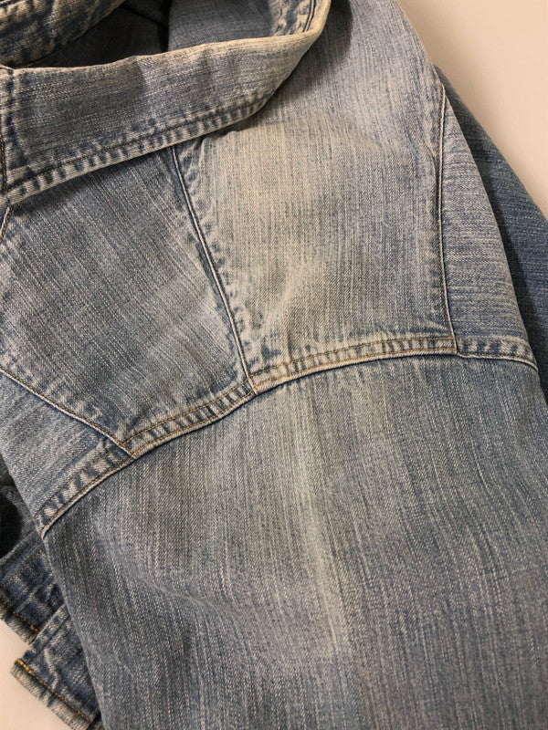 【中古品】【メンズ】 STANDARD CALIFORNIA スタンダードカリフォルニア DENIM WESTERN SHIRT デニムウェスタンシャツ ロングスリーブ 140-260520-AS-12-min サイズ：M カラー：ライトインディゴ 万代Net店