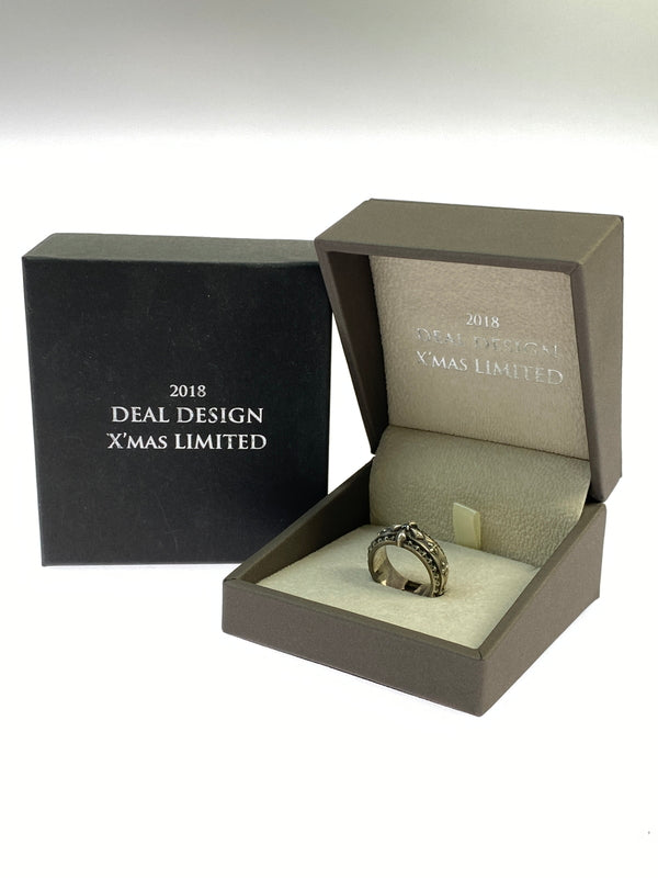【中古品】【メンズ/レディース】 DEAL DESIGN ディールデザイン 2018 X'MAS LIMITED クリスマス リミテッド SVスパイククロスリング 925 192-260713-KS-21-min カラー：シルバー 万代Net店