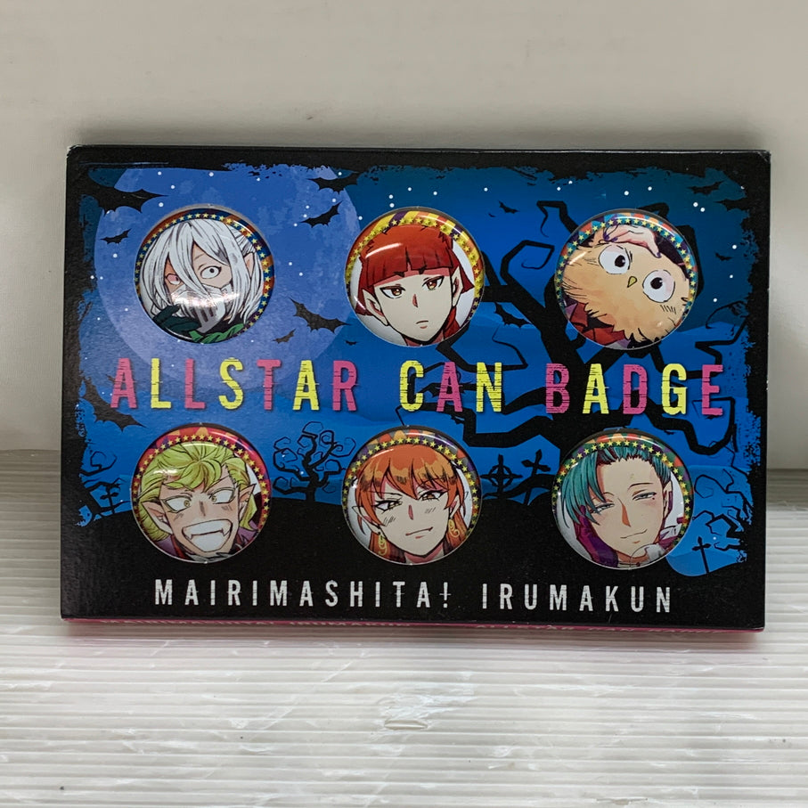 【中古品】 魔入りました！入間くん オールスター 缶バッジ 6個セット アニメ グッズ 魔入間 052-260915-em-12-min 万代Net店