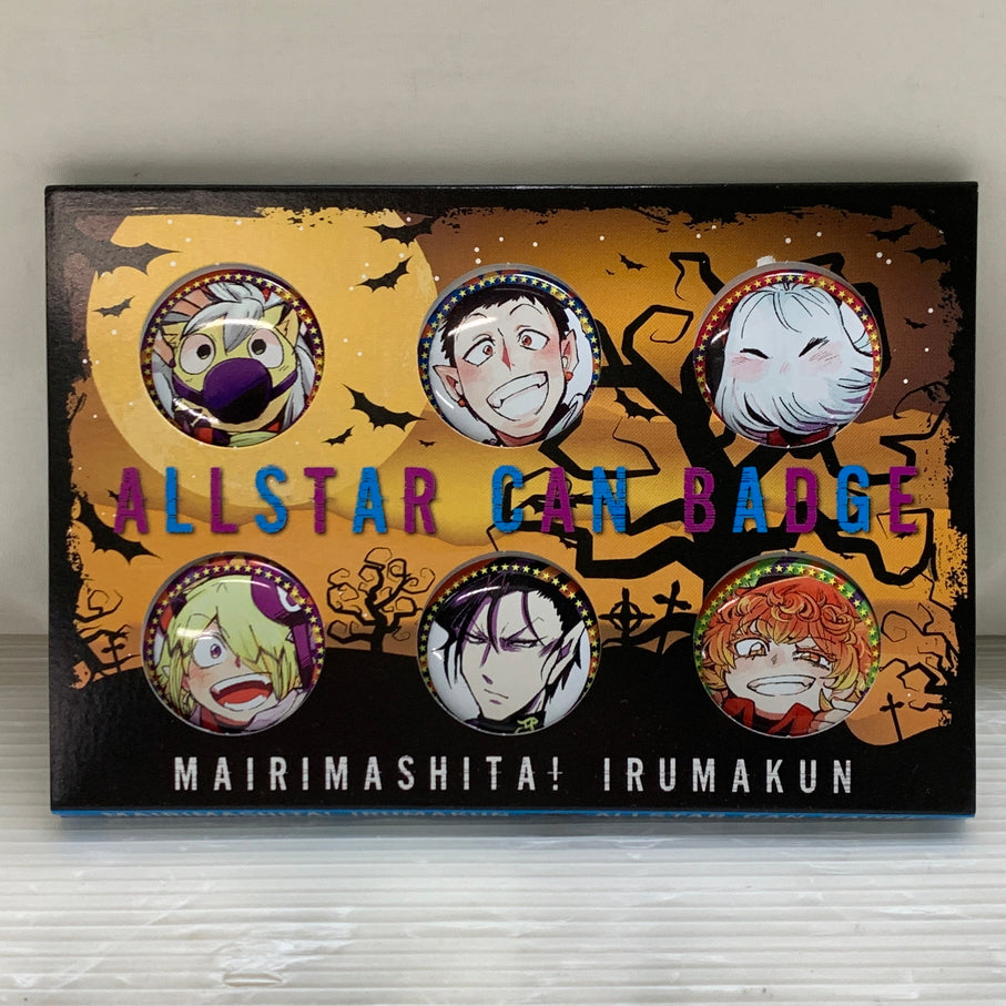 【中古品】 魔入りました！入間くん オールスター 缶バッジ 6個セット アニメ グッズ 魔入間 052-260915-em-13-min 万代Net店