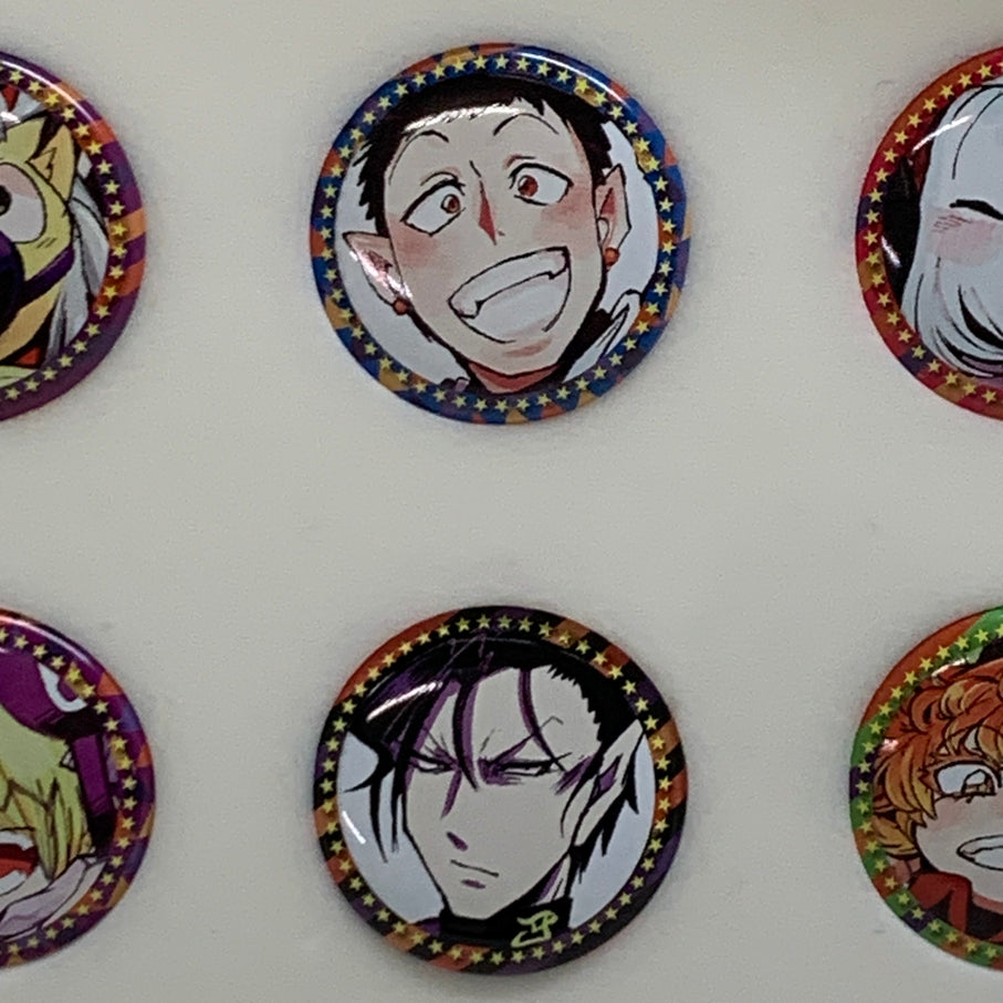 【中古品】 魔入りました！入間くん オールスター 缶バッジ 6個セット アニメ グッズ 魔入間 052-260915-em-13-min 万代Net店