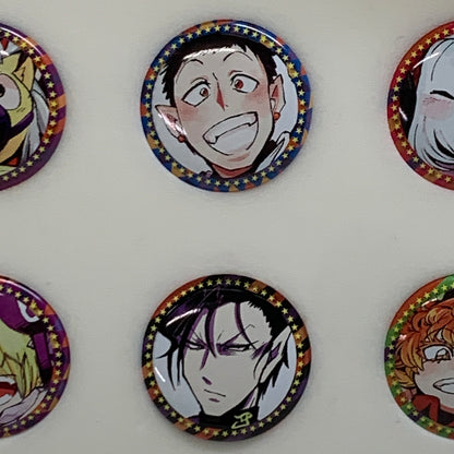 【中古品】 魔入りました！入間くん オールスター 缶バッジ 6個セット アニメ グッズ 魔入間 052-260915-em-13-min 万代Net店