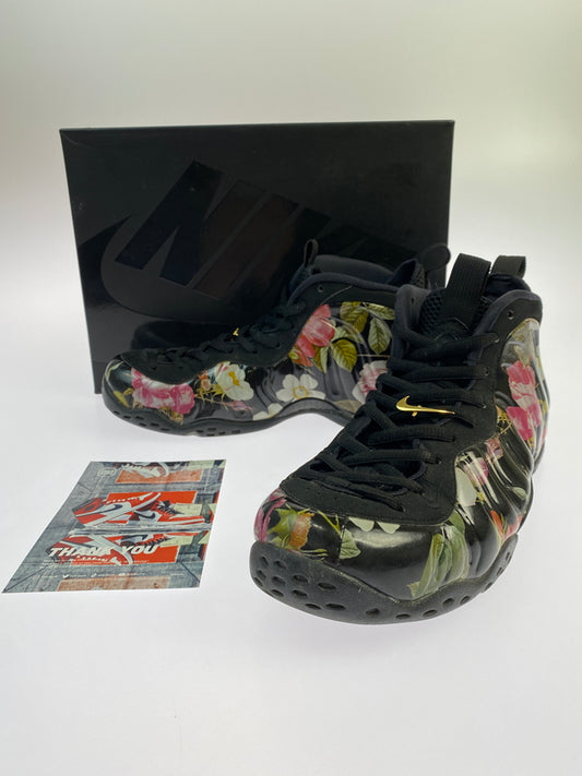 【中古品】【メンズ】 NIKE ナイキ 314996-012 AIR FOAMPOSITE ONE 靴 シューズ スニーカー 160-260517-AS-9-min サイズ：27cm カラー：BLACK/BLACK-WHITE 万代Net店