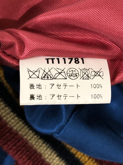 【中古品】【メンズ】 TAILOR TOYO テーラー東洋 REVERSIBLE ACETATE SUKAJAN スカジャン アウター 145-260520-AS-3-min サイズ：S カラー：ピンク/ブラック ブルー/ホワイト 万代Net店