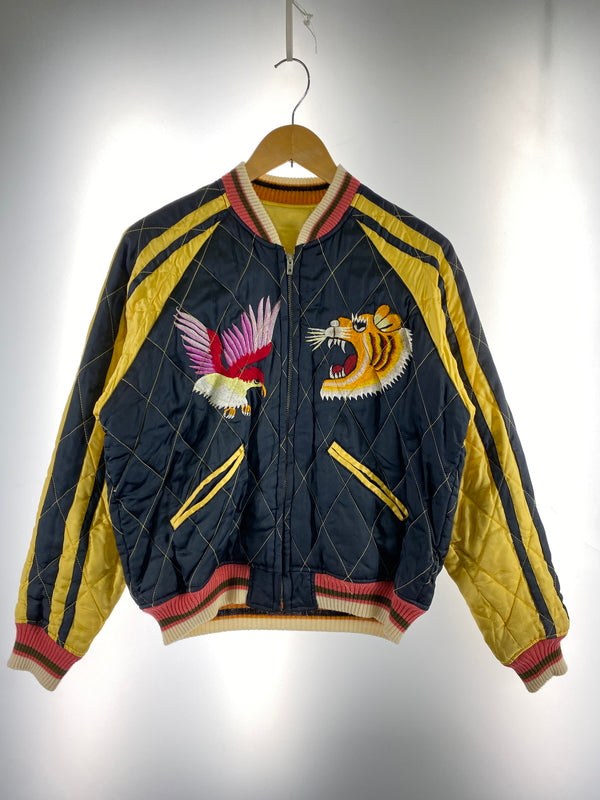 【中古品】【メンズ】 CABCLOTHING キャブクロージング RAYON REVERSIBLE SUKAJAN レーヨン リバーシブル スカジャン アウター 145-260527-yn-30-min サイズ：M カラー：ブラック/イエロー 万代Net店
