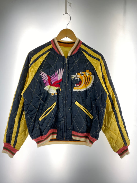 【中古品】【メンズ】 CABCLOTHING キャブクロージング RAYON REVERSIBLE SUKAJAN レーヨン リバーシブル スカジャン アウター 145-260527-yn-30-min サイズ：M カラー：ブラック/イエロー 万代Net店
