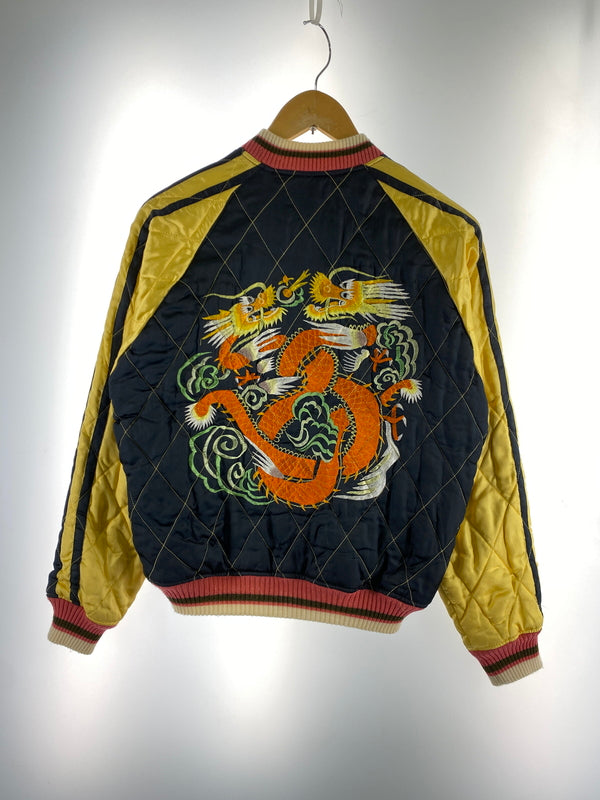 【中古品】【メンズ】 CABCLOTHING キャブクロージング RAYON REVERSIBLE SUKAJAN レーヨン リバーシブル スカジャン アウター 145-260527-yn-30-min サイズ：M カラー：ブラック/イエロー 万代Net店