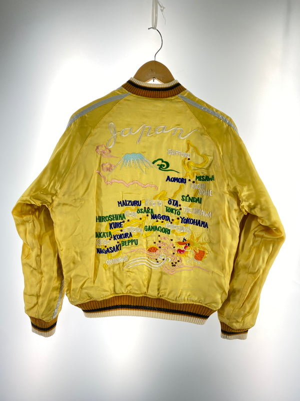 【中古品】【メンズ】 CABCLOTHING キャブクロージング RAYON REVERSIBLE SUKAJAN レーヨン リバーシブル スカジャン アウター 145-260527-yn-30-min サイズ：M カラー：ブラック/イエロー 万代Net店