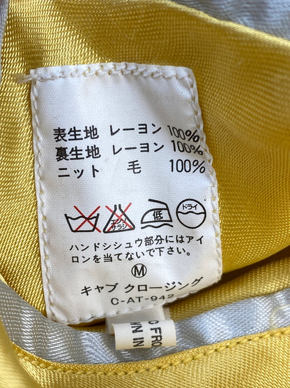 【中古品】【メンズ】 CABCLOTHING キャブクロージング RAYON REVERSIBLE SUKAJAN レーヨン リバーシブル スカジャン アウター 145-260527-yn-30-min サイズ：M カラー：ブラック/イエロー 万代Net店
