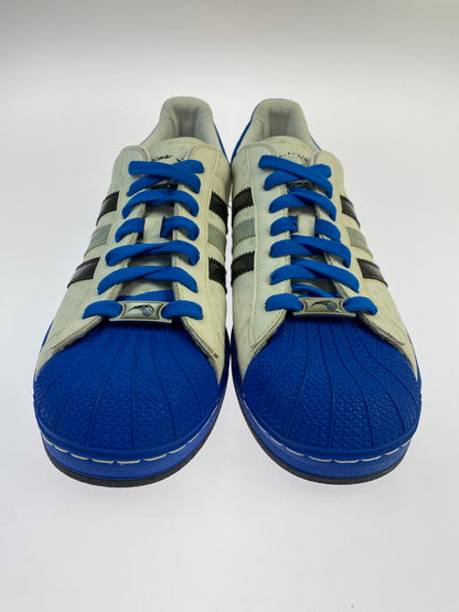【中古品】【メンズ】 ADIDAS アディダス SUPERSTAR 1 NBA 014166 スーパースター スニーカー 靴 161-260519-yn-01-min サイズ：28.0cm カラー：ブルー/ホワイト 万代Net店