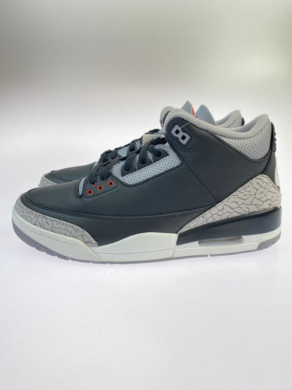 【未使用品】【メンズ】 NIKE ナイキ DN3707-010 AIR JORDAN 3 RETRO 靴 シューズ スニーカー 160-260517-AS-13-min サイズ：28cm カラー：BLACK/FIRE RED-CEMENT GREY 万代Net店
