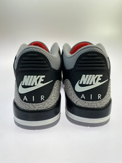 【未使用品】【メンズ】 NIKE ナイキ DN3707-010 AIR JORDAN 3 RETRO 靴 シューズ スニーカー 160-260517-AS-13-min サイズ：28cm カラー：BLACK/FIRE RED-CEMENT GREY 万代Net店
