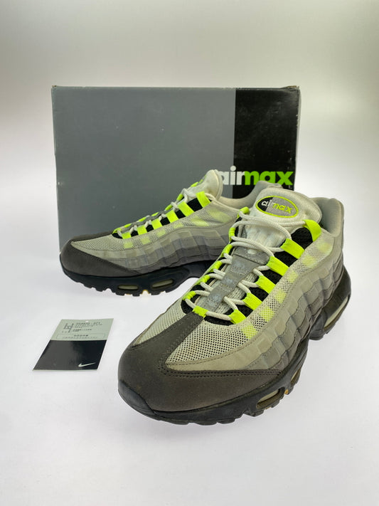 【現状渡し品】【メンズ】 NIKE ナイキ 554970-071 AIR MAX 95 OG 靴 シューズ スニーカー 160-260517-AS-14-min サイズ：28.5cm カラー：BLACK/VOLT-MEDIUM ASH 万代Net店