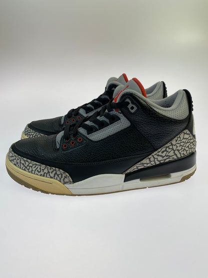 【現状渡し品】【メンズ】 NIKE ナイキ 854262-001 AIR JORDAN 3 RETRO OG 靴 シューズ スニーカー 160-260517-AS-12-min サイズ：28cm カラー：BLACK/FIRE RED-CEMENT GREY 万代Net店