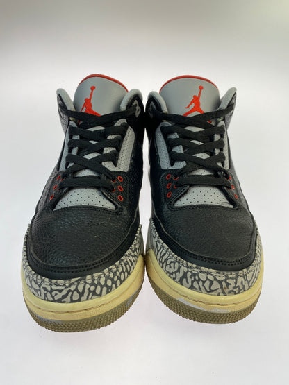 【現状渡し品】【メンズ】 NIKE ナイキ 854262-001 AIR JORDAN 3 RETRO OG 靴 シューズ スニーカー 160-260517-AS-12-min サイズ：28cm カラー：BLACK/FIRE RED-CEMENT GREY 万代Net店