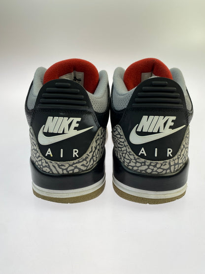 【現状渡し品】【メンズ】 NIKE ナイキ 854262-001 AIR JORDAN 3 RETRO OG 靴 シューズ スニーカー 160-260517-AS-12-min サイズ：28cm カラー：BLACK/FIRE RED-CEMENT GREY 万代Net店