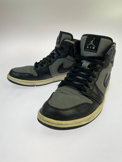 【現状渡し品】【メンズ】 NIKE ナイキ 554724-023 AIR JORDAN 1 MID 靴 シューズ スニーカー 160-260517-AS-22-min サイズ：28.5cm カラー：ブラック/グレー 万代Net店