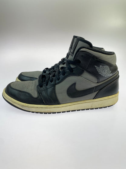 【現状渡し品】【メンズ】 NIKE ナイキ 554724-023 AIR JORDAN 1 MID 靴 シューズ スニーカー 160-260517-AS-22-min サイズ：28.5cm カラー：ブラック/グレー 万代Net店