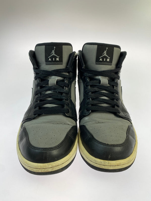 【現状渡し品】【メンズ】 NIKE ナイキ 554724-023 AIR JORDAN 1 MID 靴 シューズ スニーカー 160-260517-AS-22-min サイズ：28.5cm カラー：ブラック/グレー 万代Net店