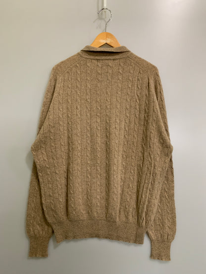 【中古品】【メンズ】 KIRKLAND カークランド CASHMERE LS KNIT カシミヤロングスリーブニット トップス 146-260522-SH-14-min サイズ：L カラー：ライトブラウン 万代Net店