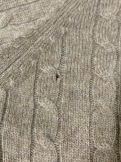 【中古品】【メンズ】 KIRKLAND カークランド CASHMERE LS KNIT カシミヤロングスリーブニット トップス 146-260522-SH-14-min サイズ：L カラー：ライトブラウン 万代Net店