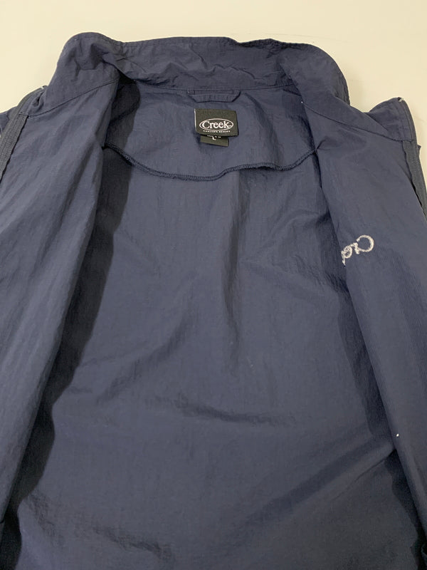 【中古品】【メンズ】 CREEK ANGLER'S DEVICE クリーク アングラーズ デバイス NYLON VEST ナイロン ベスト メンズ トップス 釣り アウトドア 140-260518-em-21-min サイズ：L カラー：ネイビー 万代Net店