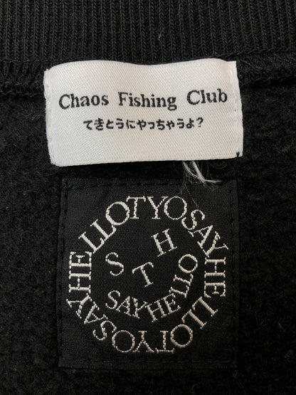 【中古品】【メンズ】 CHAOS FISHING CLUB カオスフィッシングクラブ L/S SWEAT SHIRT ロングスリーブ スウェットシャツ トレーナー トップス 140-260519-yn-23-min サイズ：L カラー：ブラック 万代Net店