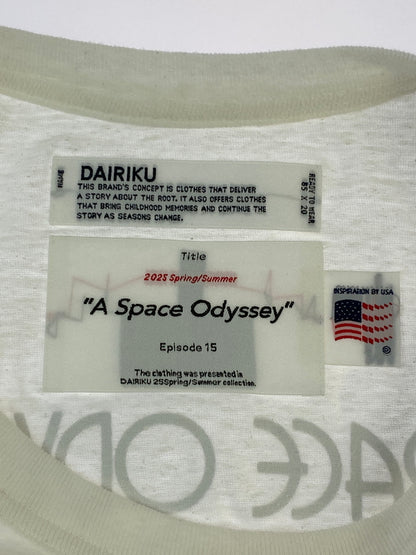 【中古品】【メンズ】 DAIRIKU ダイリク 25SS CS5 TOUR RAGLAN TEE Tシャツ 140-260523-zi-28-min サイズ：M カラー：ホワイト 万代Net店