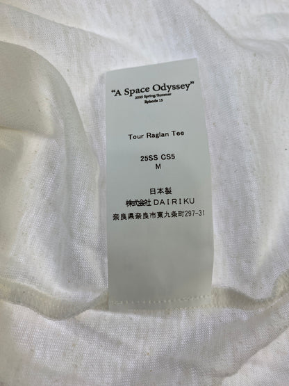 【中古品】【メンズ】 DAIRIKU ダイリク 25SS CS5 TOUR RAGLAN TEE Tシャツ 140-260523-zi-28-min サイズ：M カラー：ホワイト 万代Net店