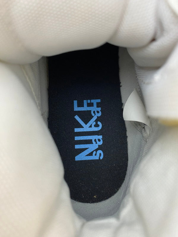 【中古美品】【メンズ】 NIKE ナイキ × SACAI サカイ 別注 コラボ BLAZER MID/SACAI BV0072-001 ブレーザー ミッド スニーカー 靴 160-260607-SH-22-hon カラー：BLACK/WHITE-UNIVERSITY BULE 万代Net店