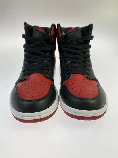 【中古品】【メンズ】 NIKE ナイキ AIR JORDAN 1 RETRO HIGH OG BANNED 555088-001 エアジョーダン 1 レトロ ハイ オリジナル スニーカー 靴 160-260607-SH-23-hon サイズ：29cm US11 カラー：BLACK/VARSITY RED-WHITE 万代Net店