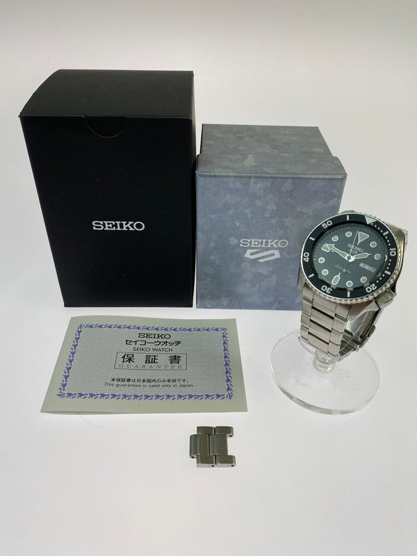 【中古品】【メンズ】 SEIKO セイコー 5 SPORTS SERIES 自動巻腕時計 4R36-07G0 スポーツ シリーズ ウォッチ メンズ 197-260521-em-79-min カラー：シルバー/ブラック 万代Net店