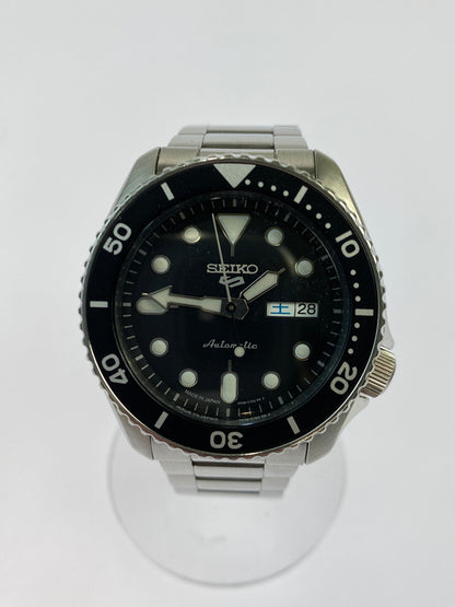 【中古品】【メンズ】 SEIKO セイコー 5 SPORTS SERIES 自動巻腕時計 4R36-07G0 スポーツ シリーズ ウォッチ メンズ 197-260521-em-79-min カラー：シルバー/ブラック 万代Net店