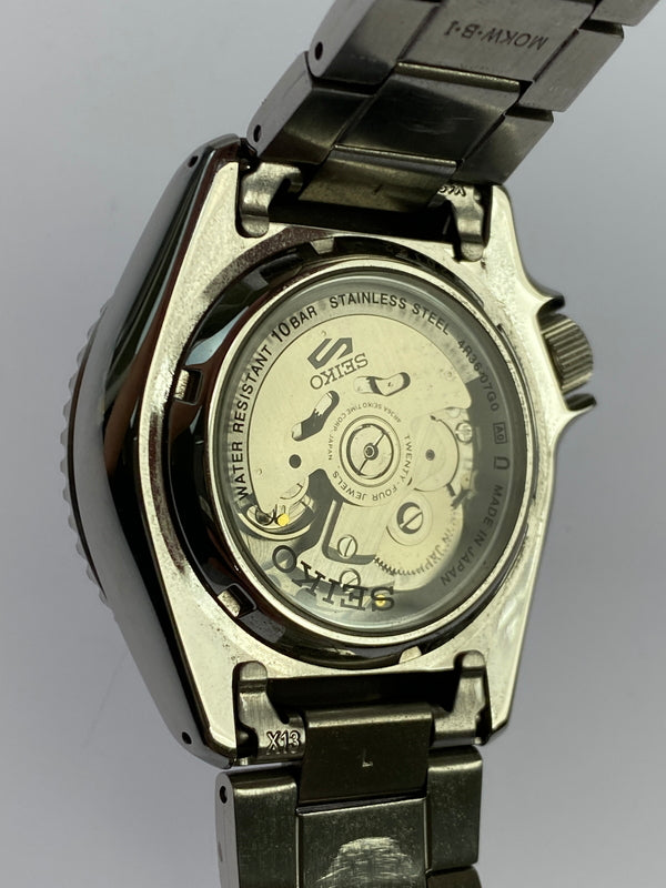 【中古品】【メンズ】 SEIKO セイコー 5 SPORTS SERIES 自動巻腕時計 4R36-07G0 スポーツ シリーズ ウォッチ メンズ 197-260521-em-79-min カラー：シルバー/ブラック 万代Net店