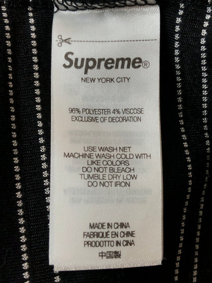 【中古品】【メンズ】 SUPREME × UMBRO シュプリーム アンブロ JACQUARD SOCCER JERSEY サッカージャージ 半袖 トップス 149-260519-yn-40-min サイズ：XL カラー：ブラック 万代Net店