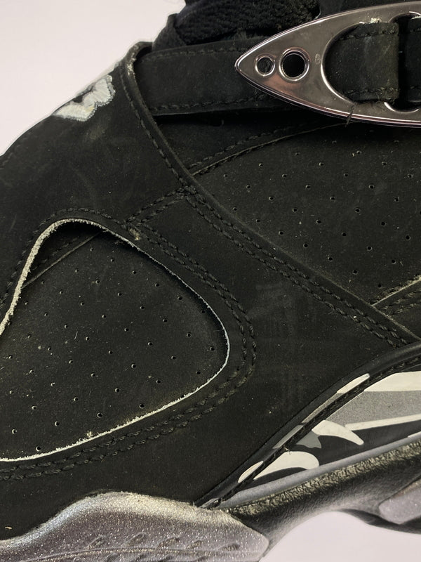 【中古品】【メンズ】 NIKE ナイキ AIR JORDAN 8 RETRO CHROME (2015) 305381-003 エアジョーダン8 レトロ スニーカー メンズ シューズ 靴 160-260521-em-67-min サイズ：27.0cm カラー：ブラック 万代Net店