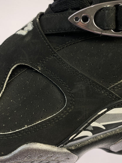 【中古品】【メンズ】 NIKE ナイキ AIR JORDAN 8 RETRO CHROME (2015) 305381-003 エアジョーダン8 レトロ スニーカー メンズ シューズ 靴 160-260521-em-67-min サイズ：27.0cm カラー：ブラック 万代Net店