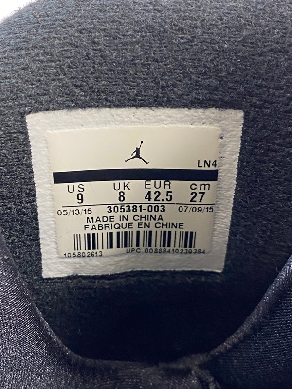 【中古品】【メンズ】 NIKE ナイキ AIR JORDAN 8 RETRO CHROME (2015) 305381-003 エアジョーダン8 レトロ スニーカー メンズ シューズ 靴 160-260521-em-67-min サイズ：27.0cm カラー：ブラック 万代Net店