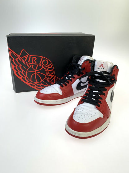 【中古品】【メンズ】 NIKE ナイキ AIR JORDAN 1 RETRO HIGH CHICAGO 332550-163 エアジョーダン 1 レトロ ハイ シカゴ スニーカー 靴 160-260607-SH-24-hon サイズ：30cm UA12 カラー：WHITE/VARSITY RED-BLACK 万代Net店