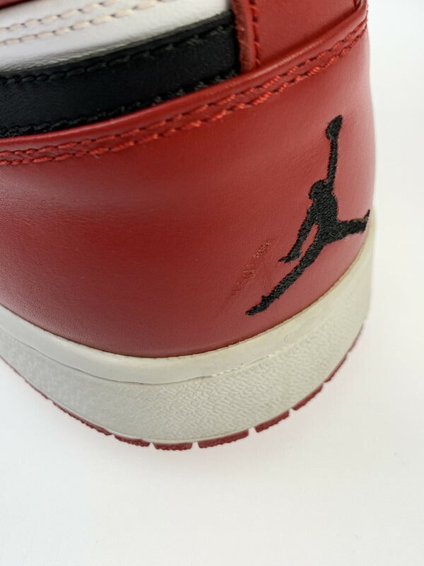【中古品】【メンズ】 NIKE ナイキ AIR JORDAN 1 RETRO HIGH CHICAGO 332550-163 エアジョーダン 1 レトロ ハイ シカゴ スニーカー 靴 160-260607-SH-24-hon サイズ：30cm UA12 カラー：WHITE/VARSITY RED-BLACK 万代Net店