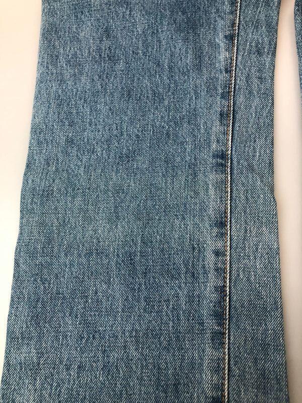 【中古品】【メンズ】 SUPREME シュプリーム SELVEDGE DENIM PANTS セルビッチ デニムパンツ ボトムス 149-260519-yn-38-min サイズ：30 カラー：ライトインディゴ 万代Net店