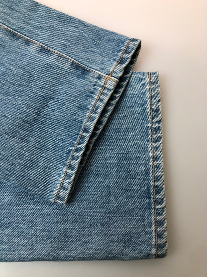 【中古品】【メンズ】 SUPREME シュプリーム SELVEDGE DENIM PANTS セルビッチ デニムパンツ ボトムス 149-260519-yn-38-min サイズ：30 カラー：ライトインディゴ 万代Net店