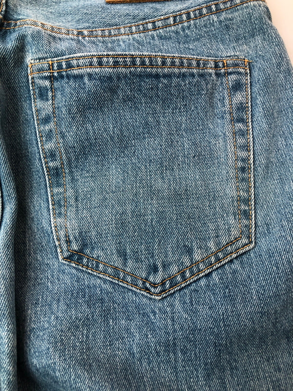 【中古品】【メンズ】 SUPREME シュプリーム SELVEDGE DENIM PANTS セルビッチ デニムパンツ ボトムス 149-260519-yn-38-min サイズ：30 カラー：ライトインディゴ 万代Net店