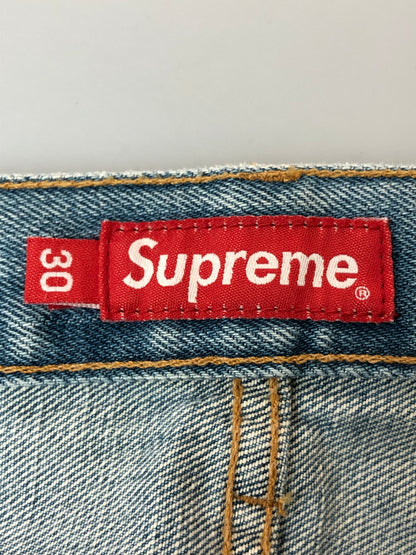 【中古品】【メンズ】 SUPREME シュプリーム SELVEDGE DENIM PANTS セルビッチ デニムパンツ ボトムス 149-260519-yn-38-min サイズ：30 カラー：ライトインディゴ 万代Net店