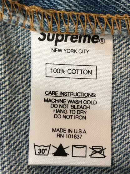 【中古品】【メンズ】 SUPREME シュプリーム SELVEDGE DENIM PANTS セルビッチ デニムパンツ ボトムス 149-260519-yn-38-min サイズ：30 カラー：ライトインディゴ 万代Net店