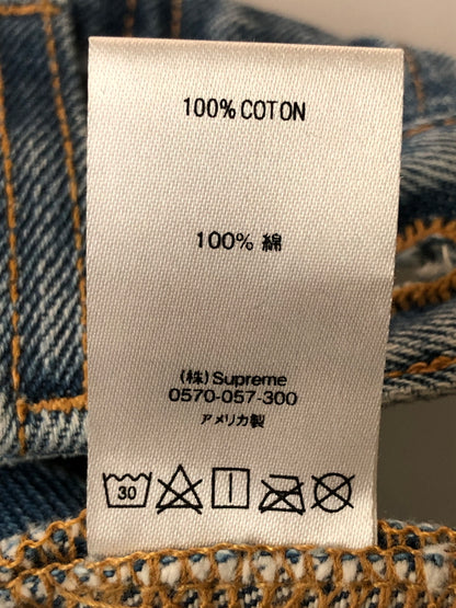【中古品】【メンズ】 SUPREME シュプリーム SELVEDGE DENIM PANTS セルビッチ デニムパンツ ボトムス 149-260519-yn-38-min サイズ：30 カラー：ライトインディゴ 万代Net店