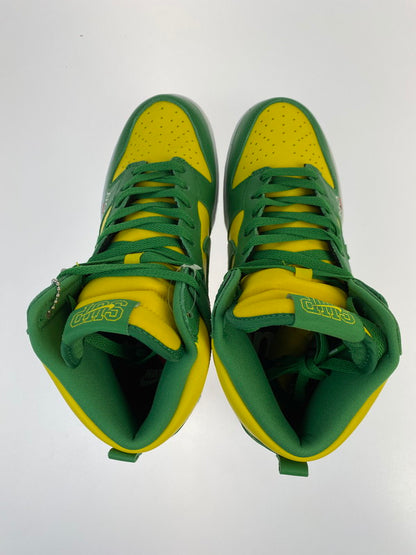【中古美品】【メンズ】 NIKE SB×SUPREME ナイキ エスビー シュプリーム DUNK HIGH BY ANY MEANS DN3741-700 ダンク ハイ バイ エニー ミーンズ 靴 シューズ スニーカー 160-260513-KS-10-min サイズ：25.5cm US7.5 カラー：イエロー/グリーン 万代Net店